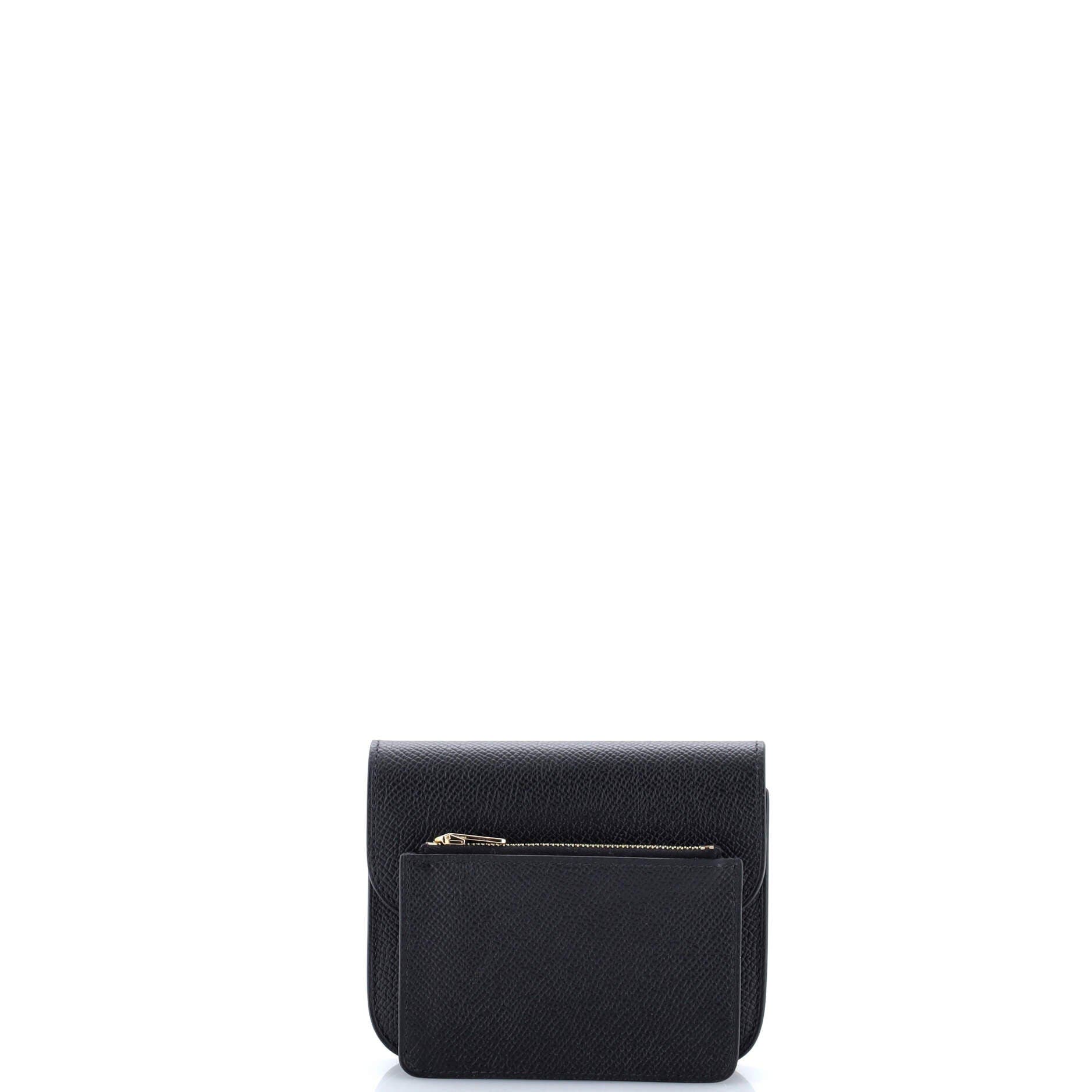 Pre-Owned Hermes Constance Slim Wallet Epsom, Alternate, color, 