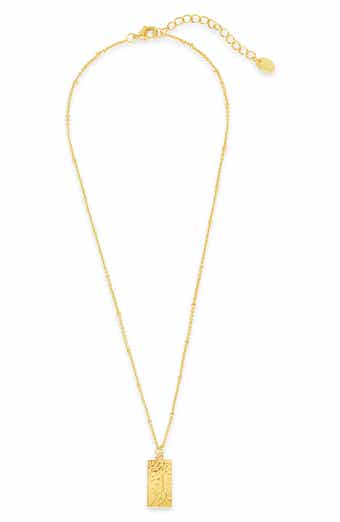 Sterling Forever The Magician Tarot Card Pendant Necklace
