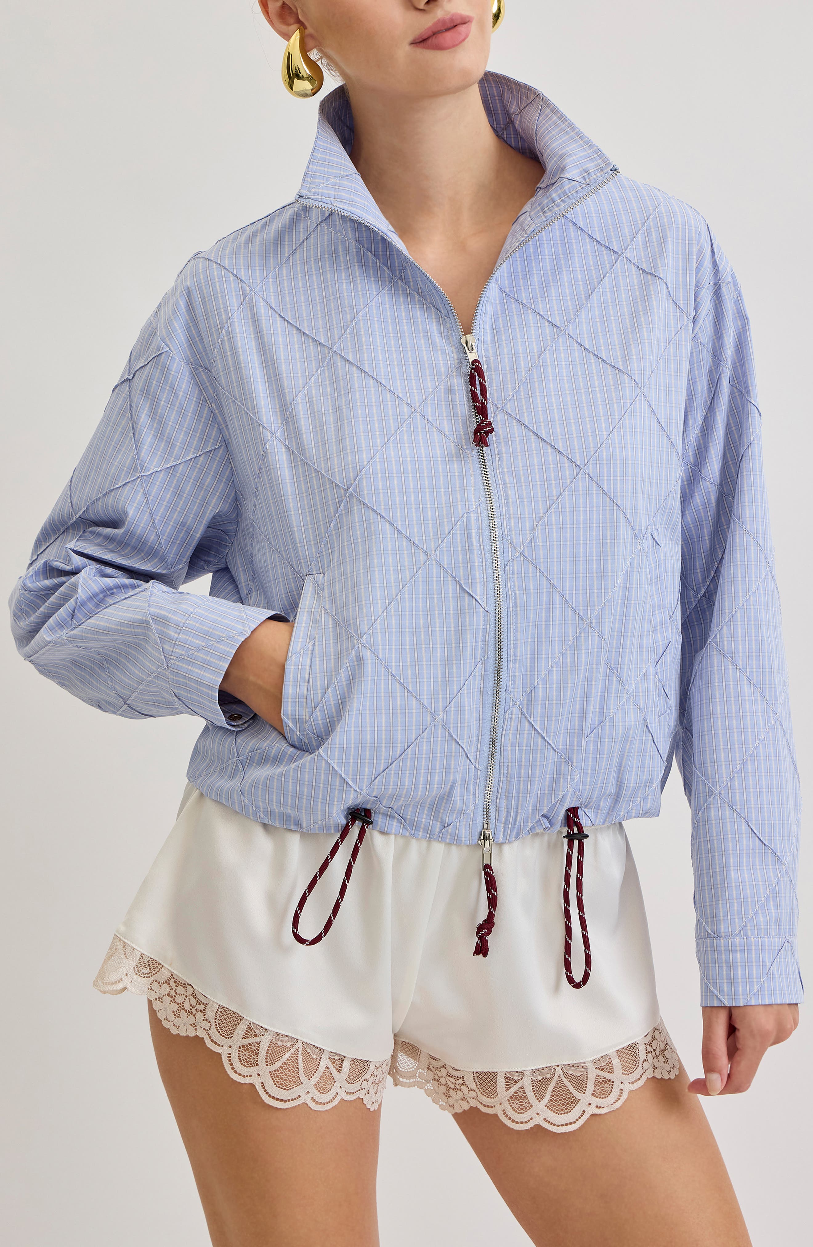 selected LIGHT BLUE PLAID