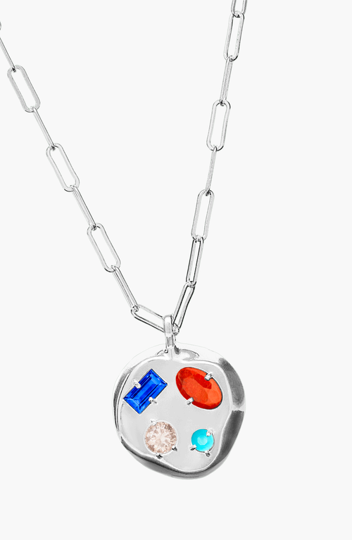 Birthdate Co. The September Birthdate Silver Pendant In September 14th - Silver