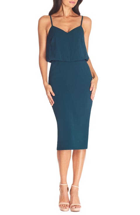Alondra Blouson Sheath Dress