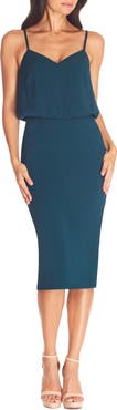 Dress the Population Alondra Blouson Sheath Dress