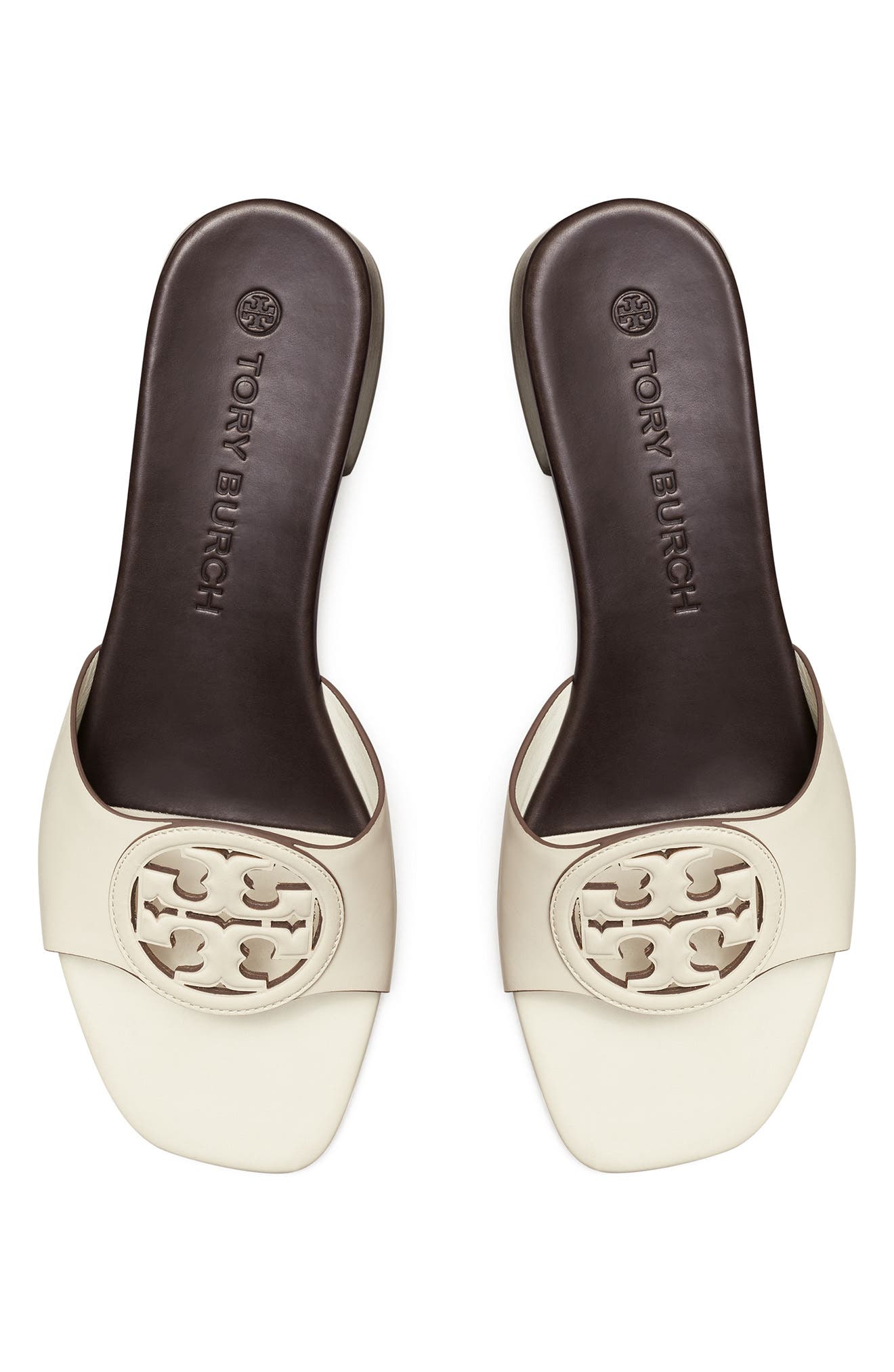 Bombé Miller Slide Sandal, Alternate, color, NEW IVORY/ COCONUT