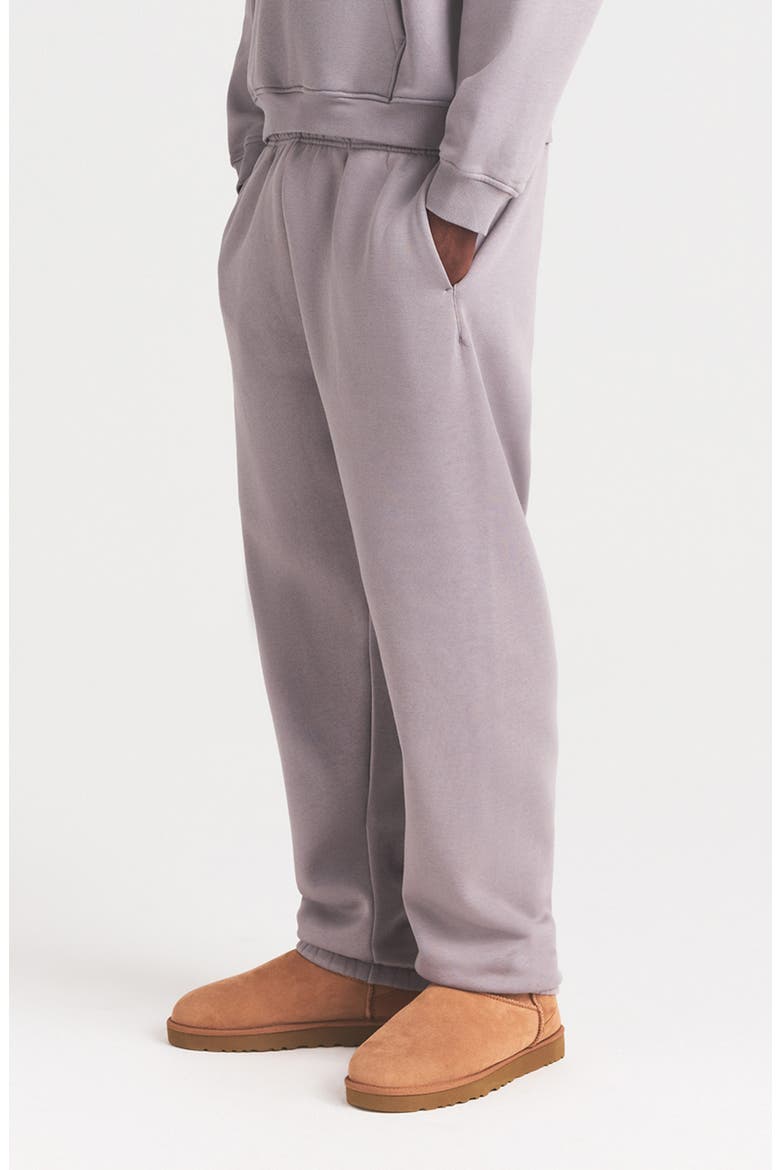 Fleece Lounge Relaxed Joggers, Alternate, color, SHADOW