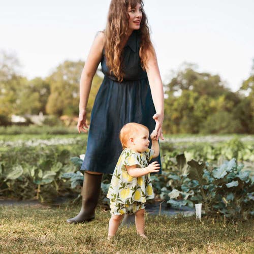 Milkbarn Organic Cotton Dress And Bloomer Set In Yellow
