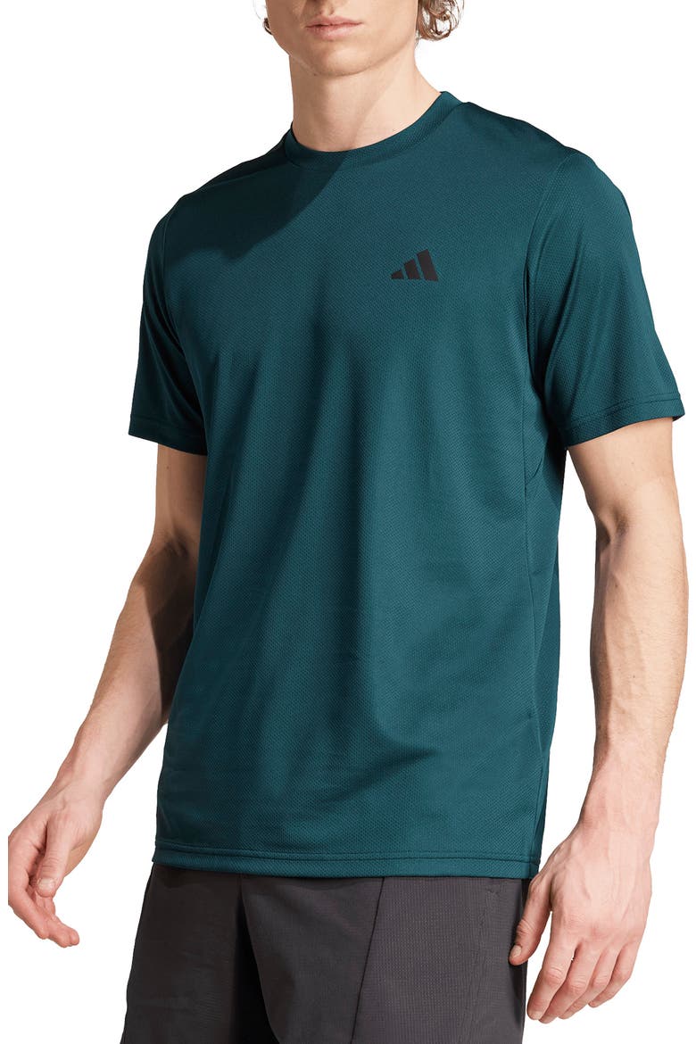 Base Training Performance T-Shirt, Main, color, AURORA IVY/ BLACK
