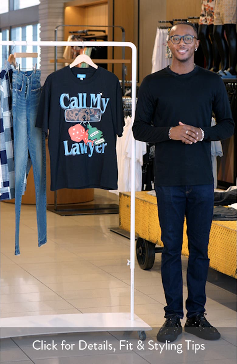 Call My Lawyer Cotton Graphic T-Shirt, sales video thumbnail