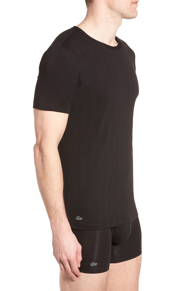 Lacoste 2-Pack Superfine Crewneck T-Shirts, Alternate, color, 