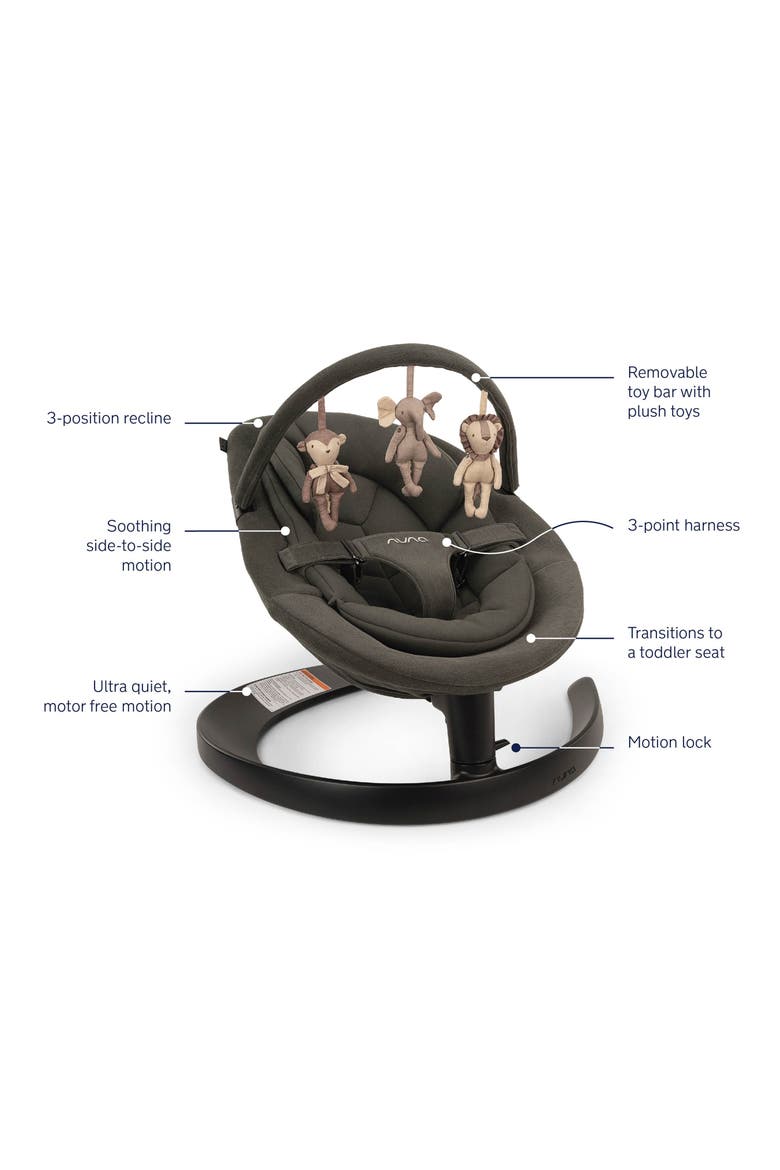 LEAF™ grow Baby Seat with Toy Bar, Alternate, color, FOREST