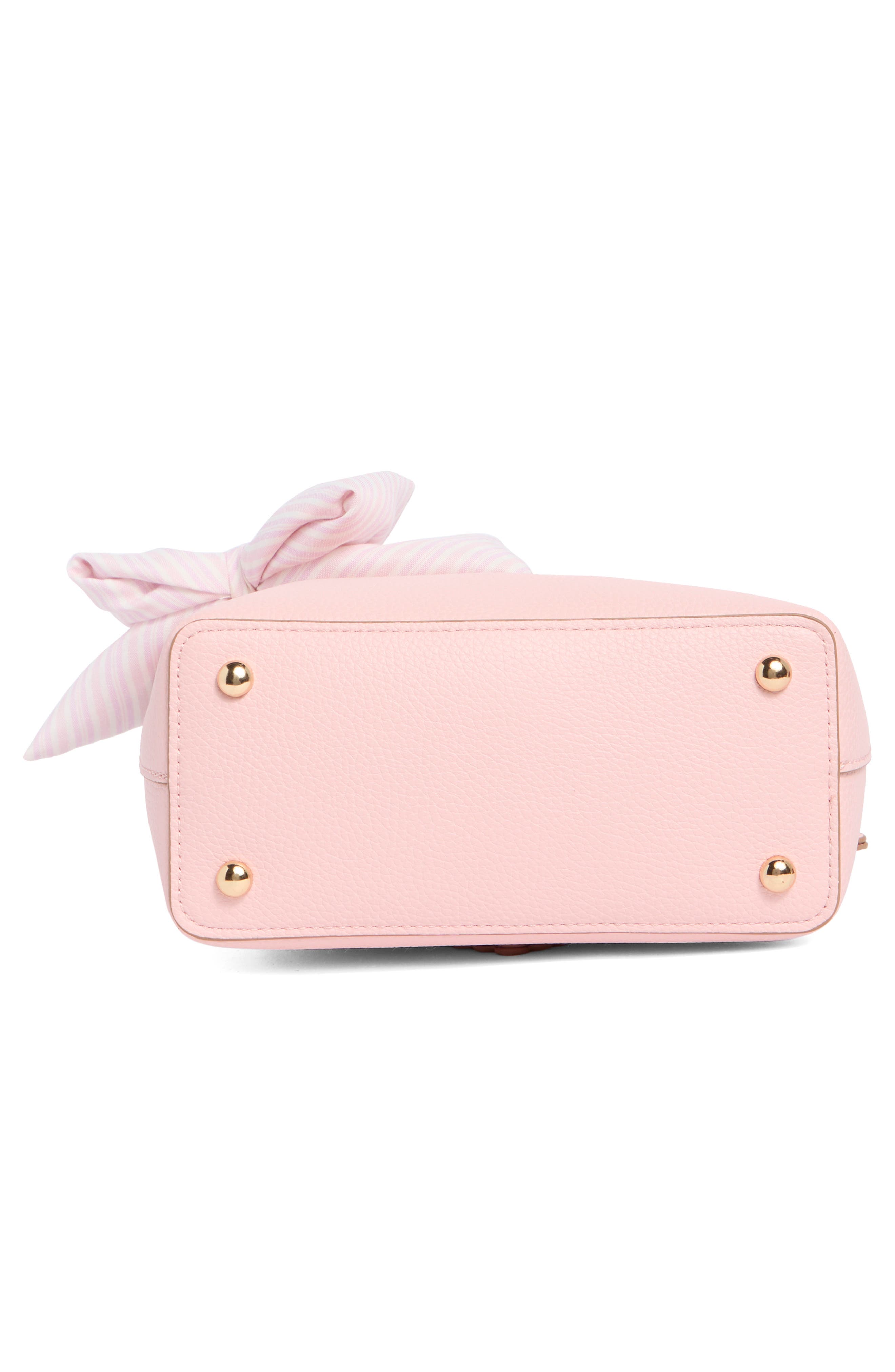 Nanette Lepore Convertible Satchel with Pouch, Alternate, color, Peachy Pink