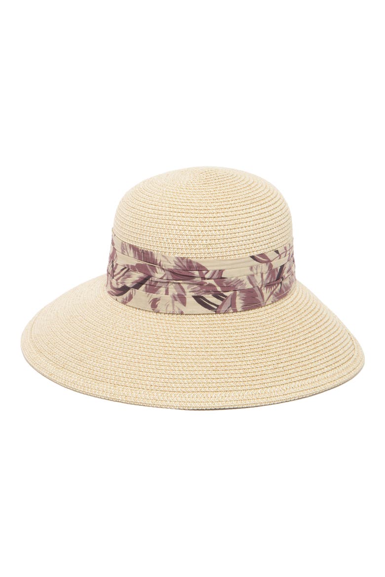 Split Back Sun Hat, Main, color, PURPLE