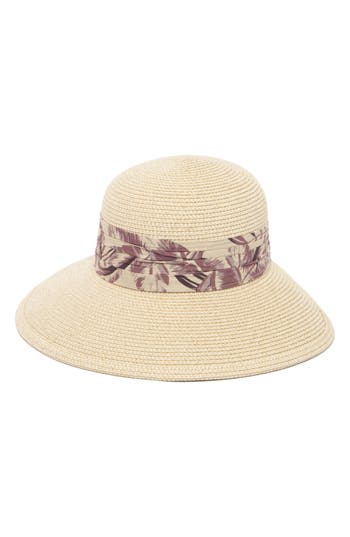 San Diego Hat Split Back Sun Hat In Gray
