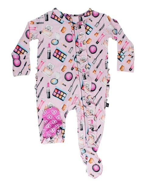 Makeup Print Convertible Romper (Baby)