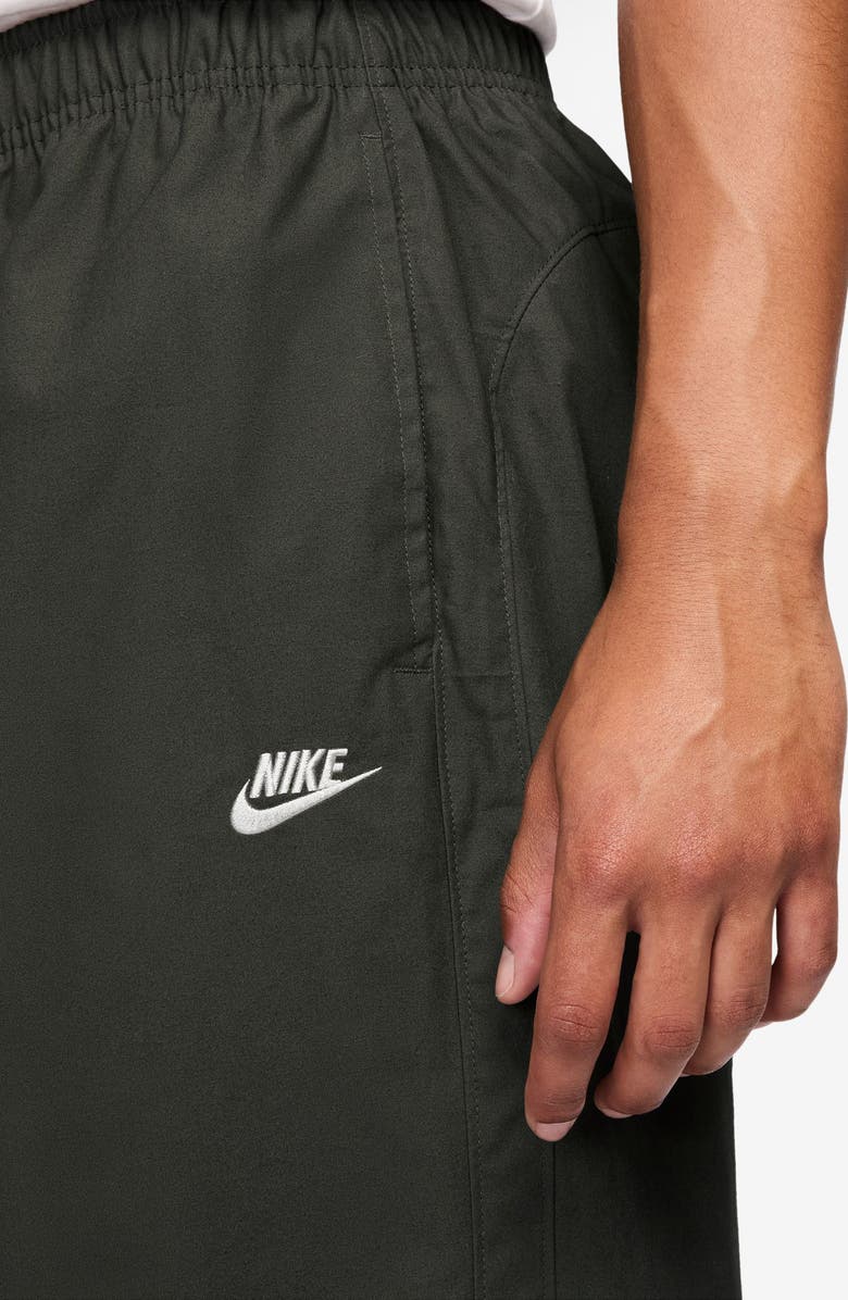 Nike Club Cotton Pants, Alternate, color, Sequoia/ White