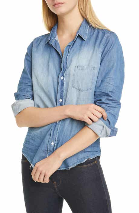Frank & Eileen Barry Denim Button-Up Shirt