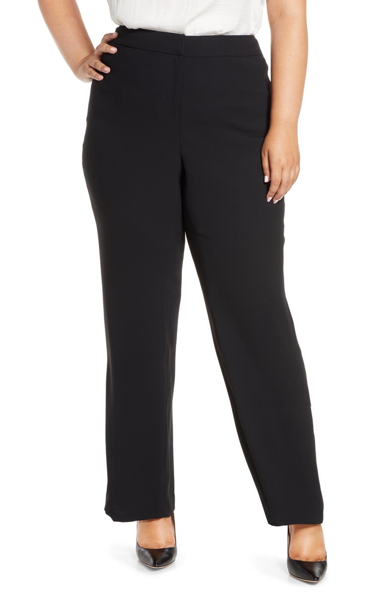 Vince Camuto Moss Crepe Trousers, Main, color, 