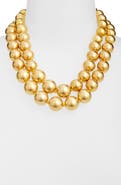 Kenneth Jay Lane Double Row Ball Necklace