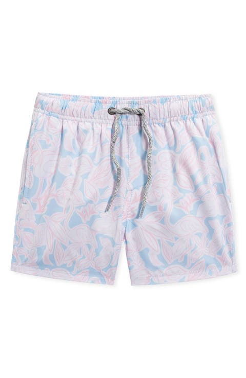 Kids' Flamingo Print Swim Trunks (Little Kid & Big Kid)