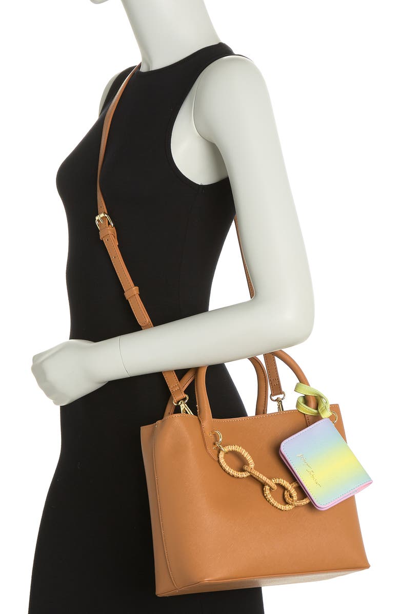 Betsey Johnson Structured Triple Compartment Tote, Alternate, color,