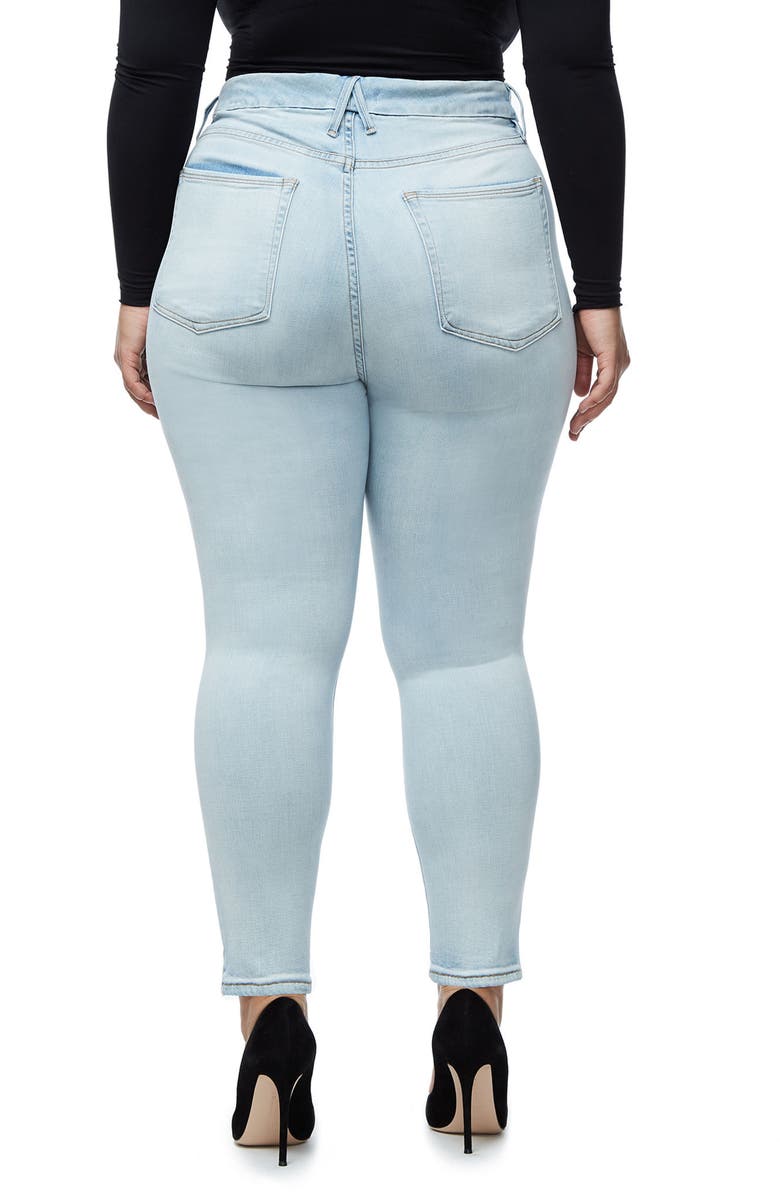 Good American Good Waist High Rise Skinny Jeans, Alternate, color, 