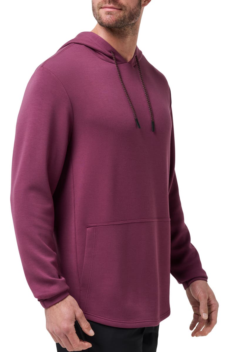 TravisMathew Fibercloud Hoodie, Alternate, color, Mauve Wine