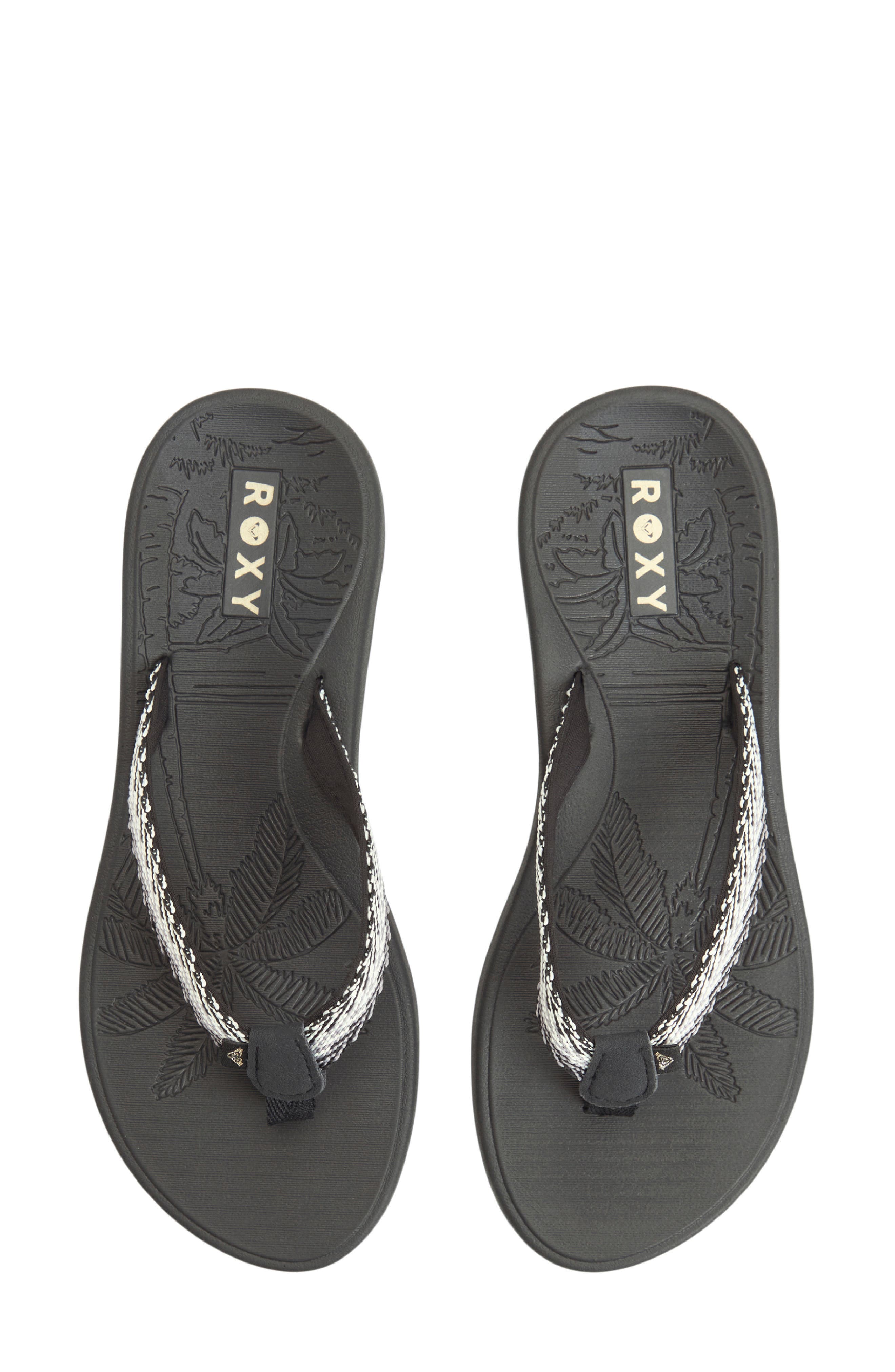 Roxy Gianna II Flip Flop, Alternate, color, Grey Multi