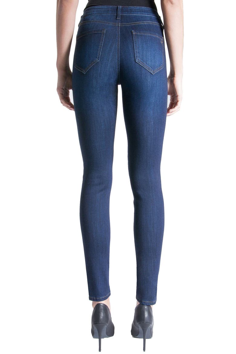 Abby Skinny Jeans, Alternate, color, DOHENY DARK