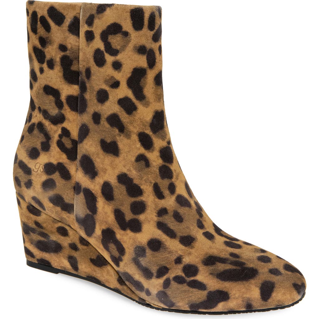 Gentle Souls Nash Wedge Bootie In Brown