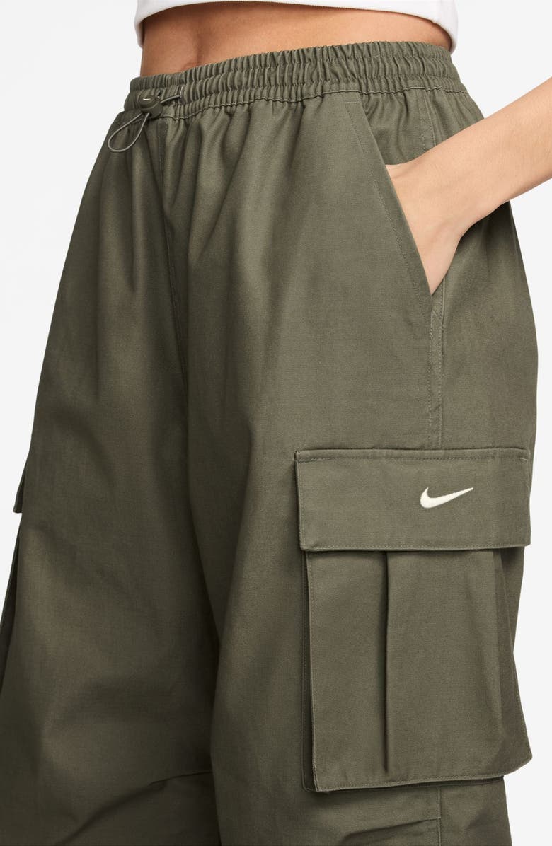 Nike Sportswear Loose Woven Cargo Pants, Alternate, color, Medium Olive/ Sail