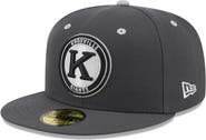 New Era Men's New Era  Charcoal Knoxville Smokies Theme Nights 59FIFTY Fitted Hat