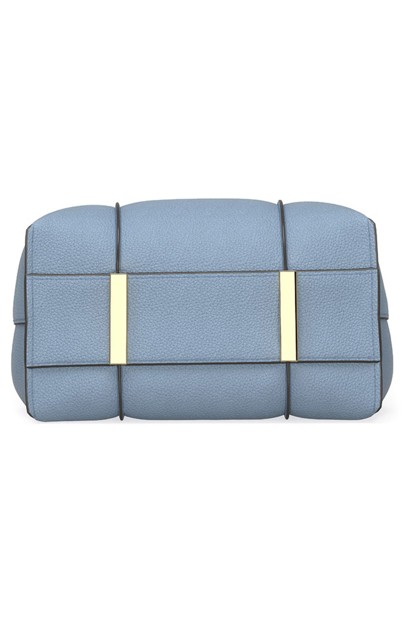 Tod
s Mini T Timeless Leather Shopping Bag, Alternate, color, Carta Zucc. Chiaro