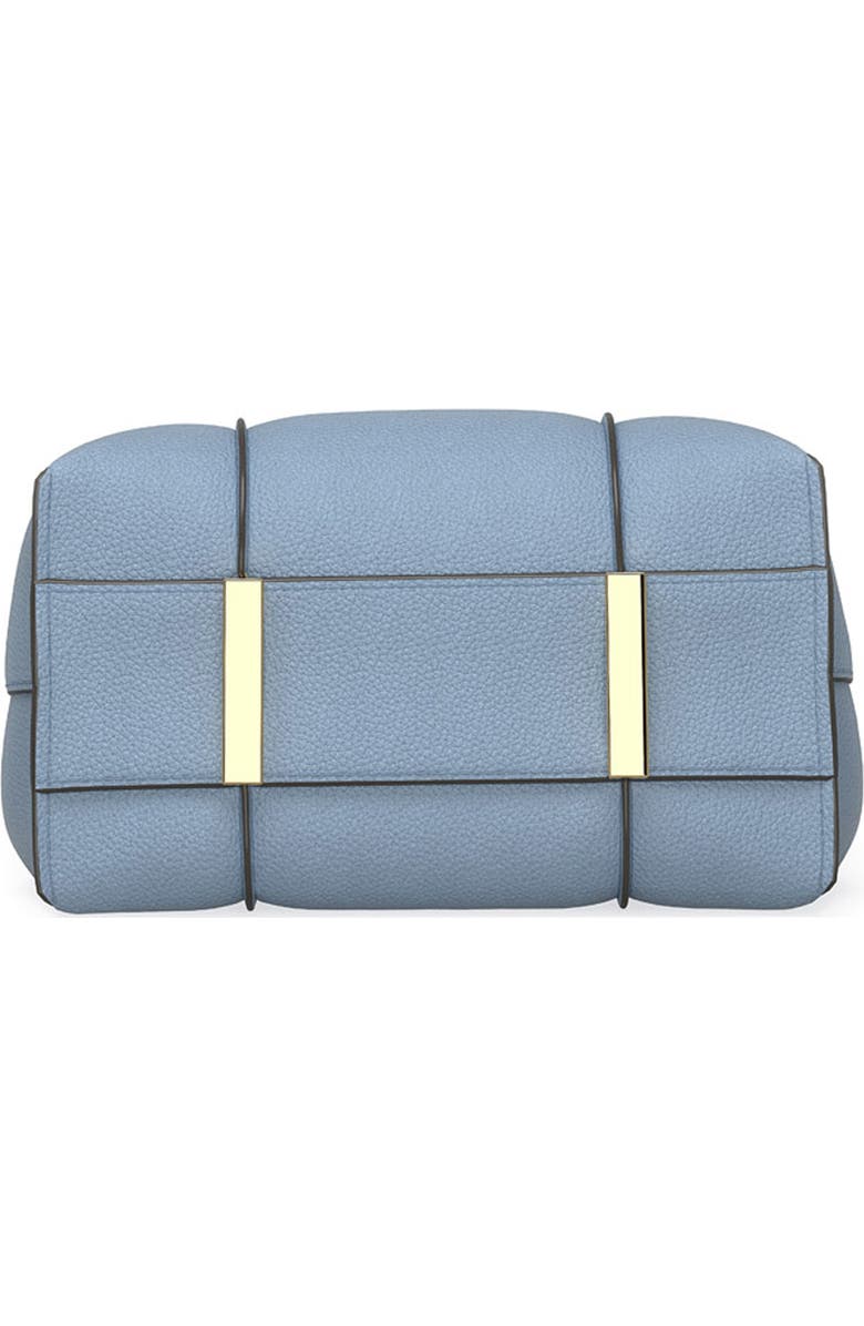 Tod
s Mini T Timeless Leather Shopping Bag, Alternate, color, Carta Zucc. Chiaro