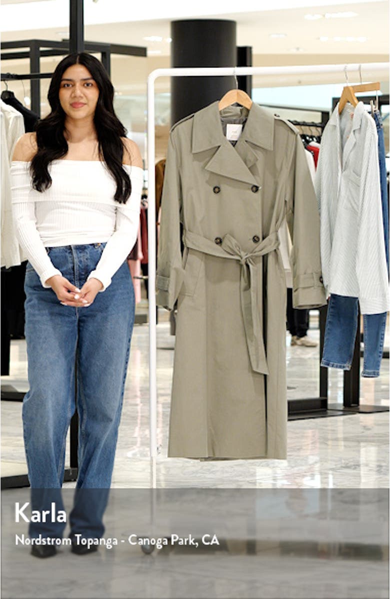 Angela Belted Trench Coat, sales video thumbnail