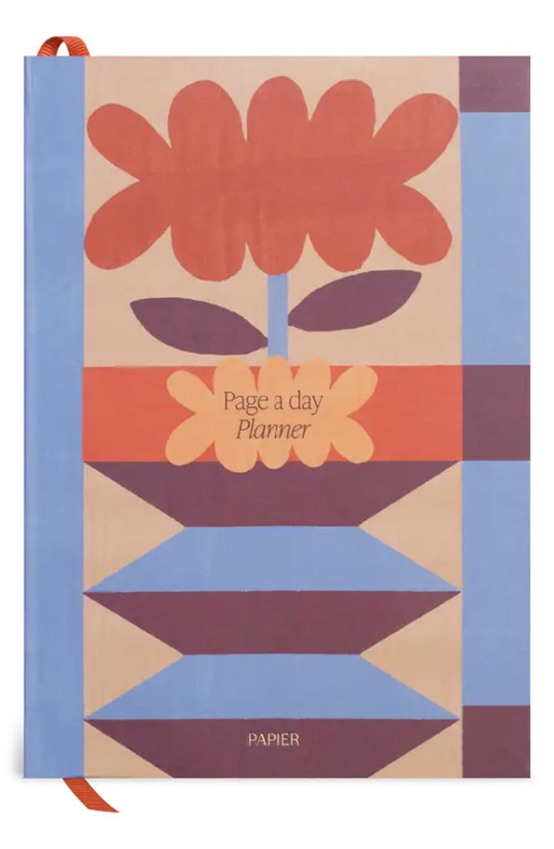 Papier Floral Undated Page A Day Planner, Main, color,