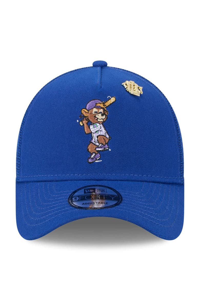 New Era Men's New Era Royal Chicago Cubs 2025 Big League Chew A-Frame 9FORTY Adjustable Trucker Hat, Alternate, color, Royal