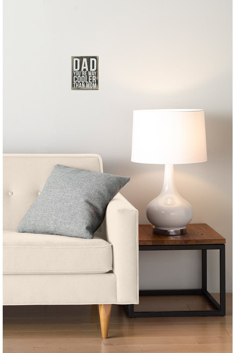 'Way Cooler Than Mom' Box Sign, Alternate, color, BLACK