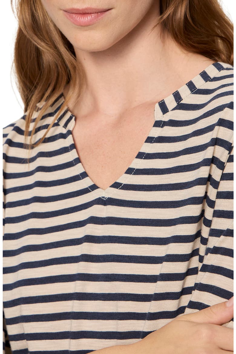 Dolce Notch T-Shirt, Alternate, color, NAVY BLUE/ DARK OPAL WHITE