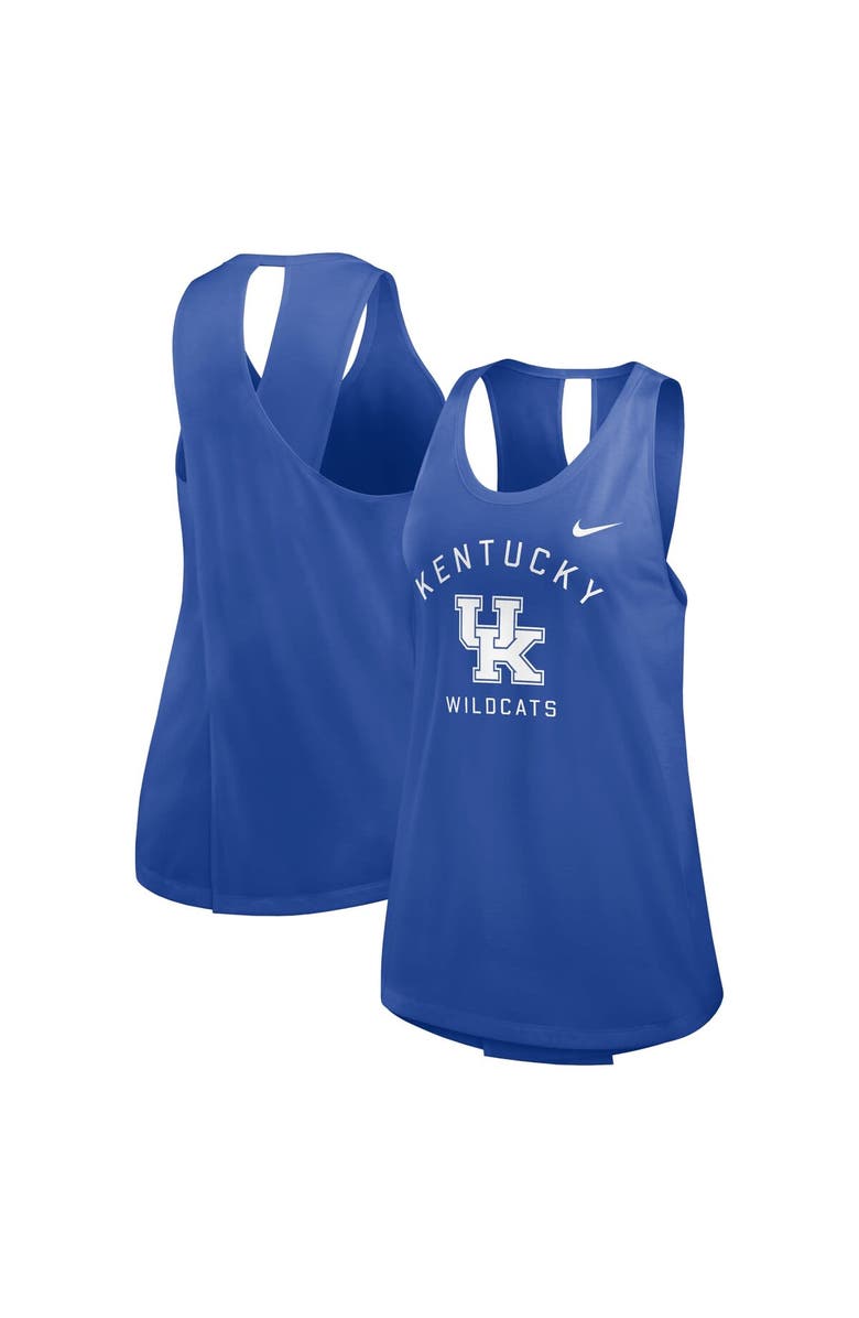 Nike Women's Nike Royal Kentucky Wildcats Primetime Crossback Tank Top, Main, color, Royal
