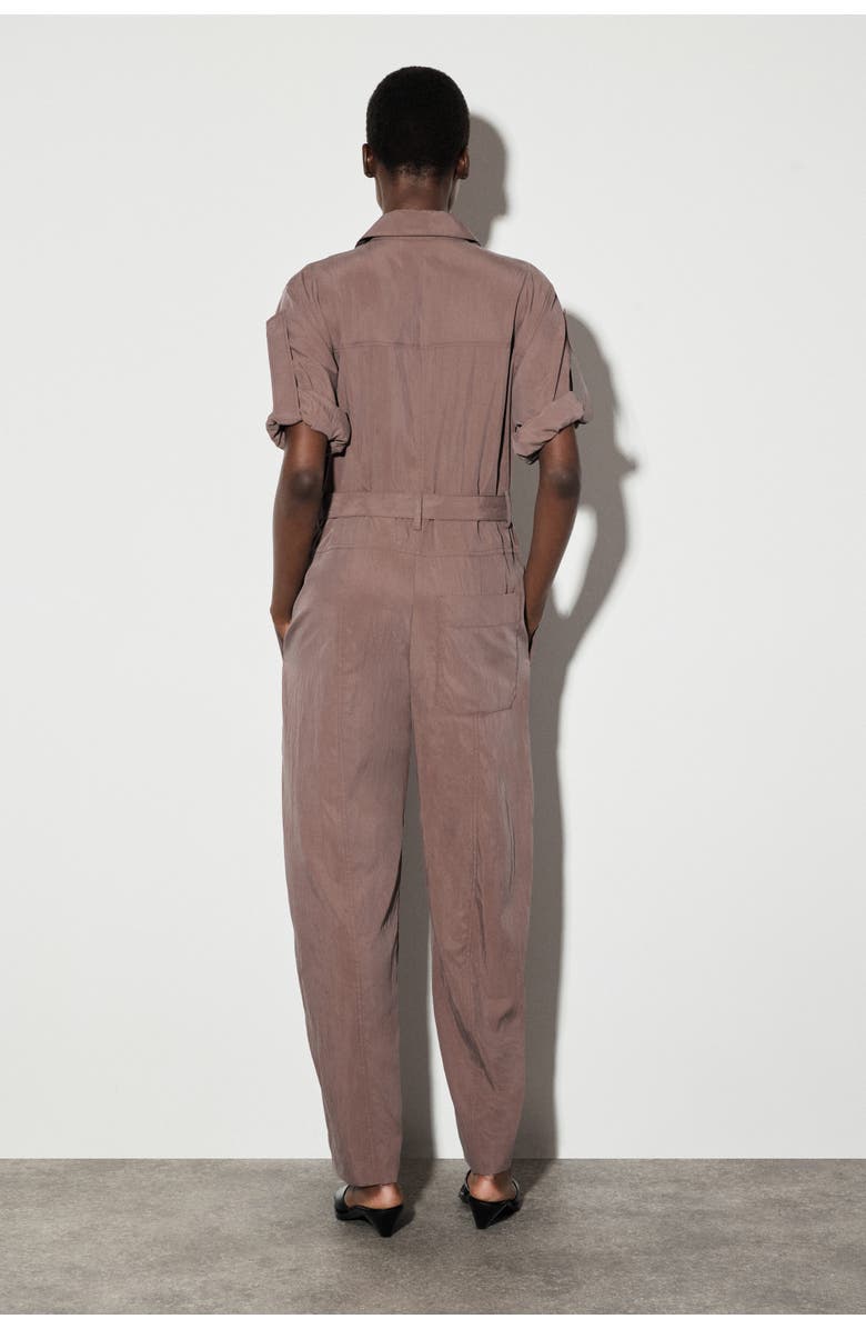 COS Belted Modal Coverall, Alternate, color, Terracotta