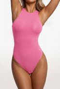 Popilush Cloudsense Shapewear Sleeveless Cutaway Round Neck Bodysuit