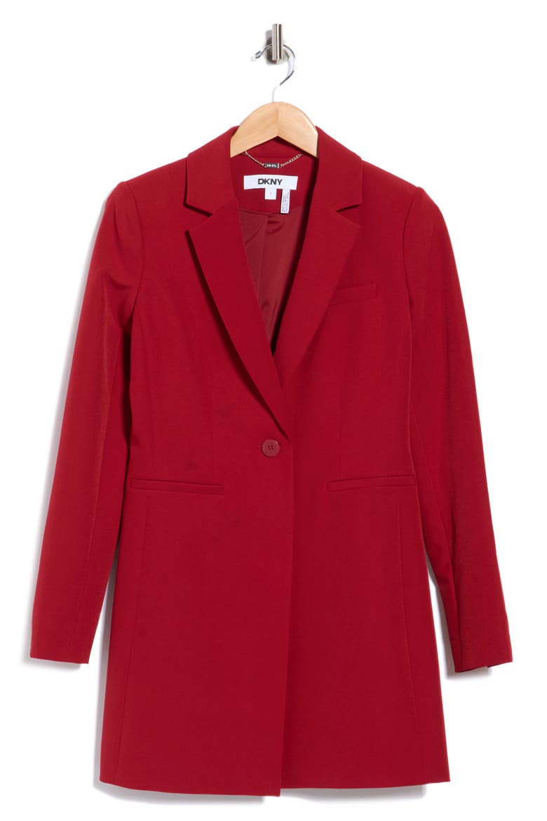 Single Button Blazer, Main, color, RHYTHM RED