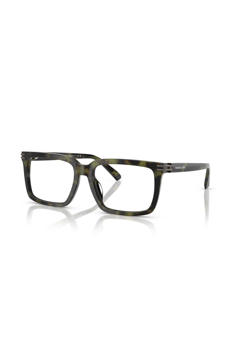 55mm Square optical glasses, Main, color, Green