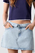 MANGO TEEN Denim Miniskirt