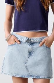 MANGO TEEN Denim Miniskirt