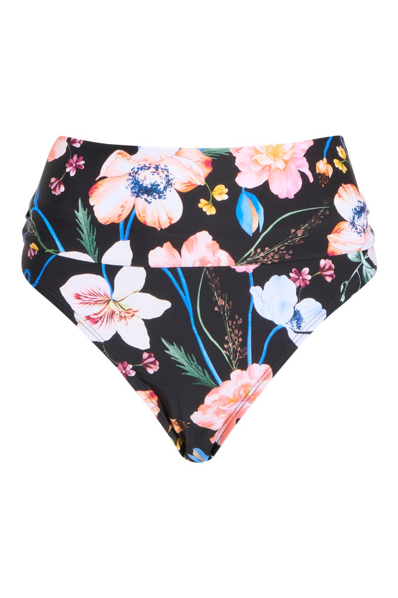 Julie Hipster Bikini Bottoms, Alternate, color, BLACK