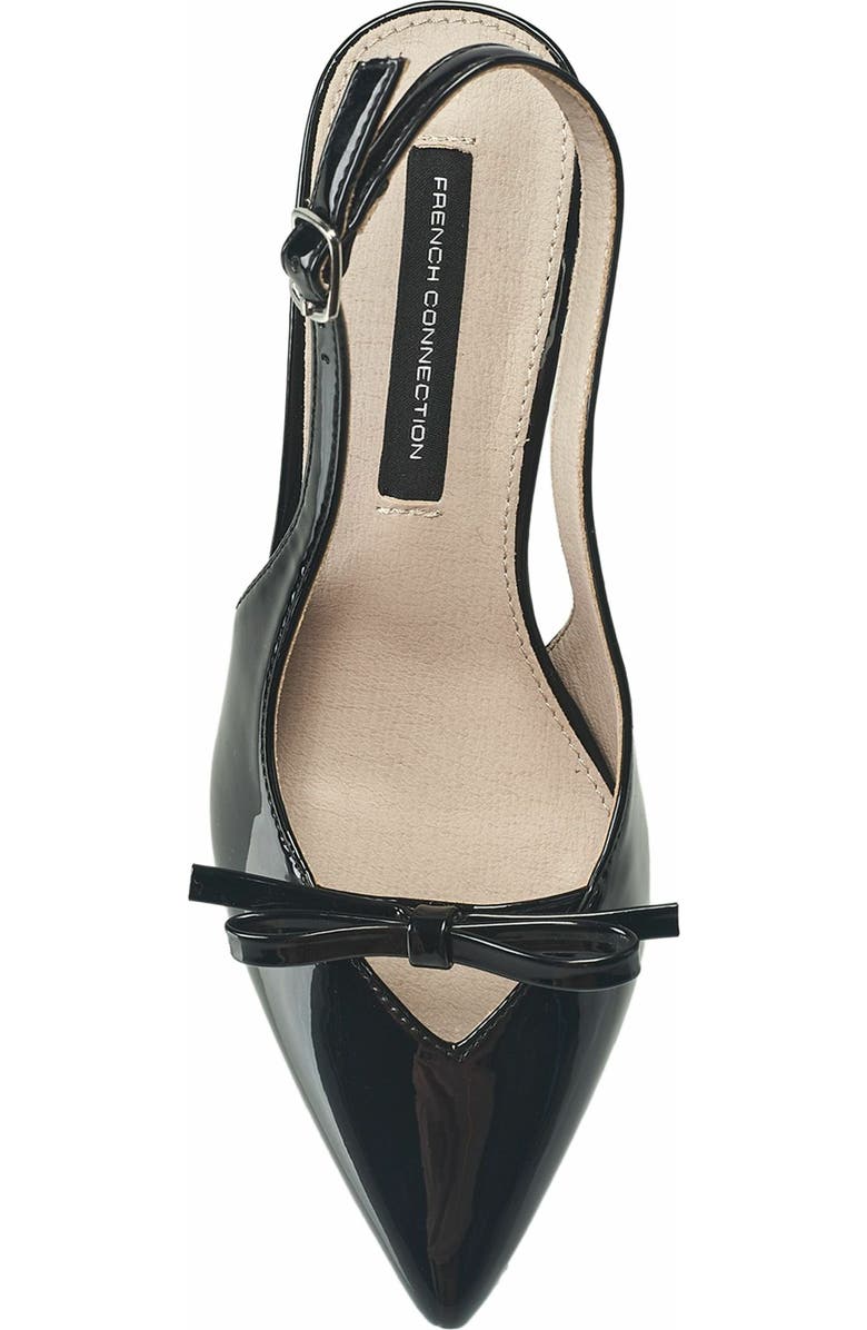 French Connection Quinny Slingback Kitten Heel, Alternate, color, Black