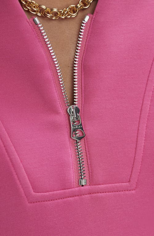 Varley Loretta Sleeveless Half Zip In Ibis Rose