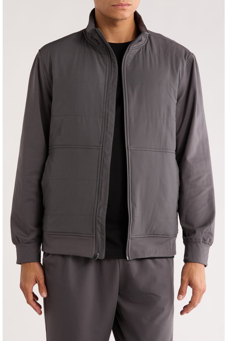 Rapid Run Hybrid Jacket, Main, color, GREY FORGED