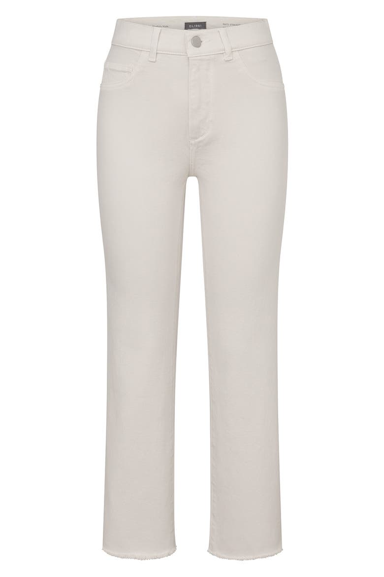 Patti Straight Leg High Rise Jeans, Alternate, color, ECRU VINTAGE