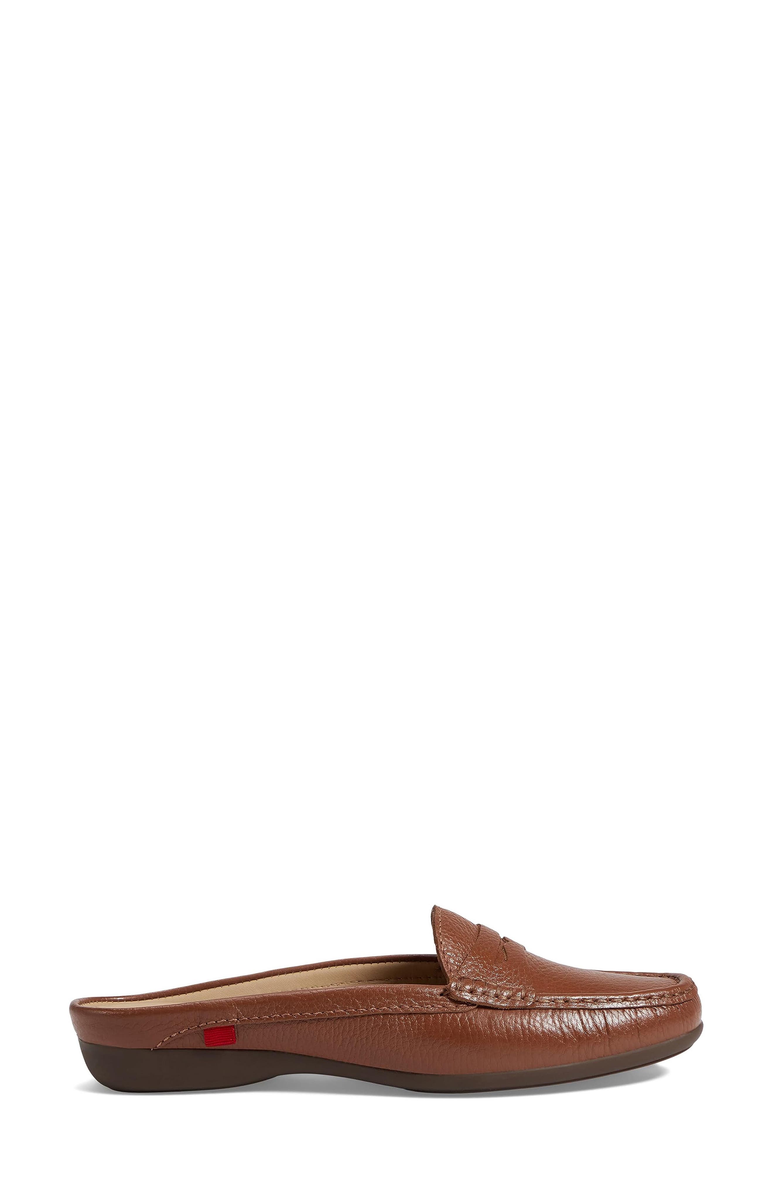 Marc Joseph New York Union Penny Loafer Mule, Alternate, color, Cognac Grainy